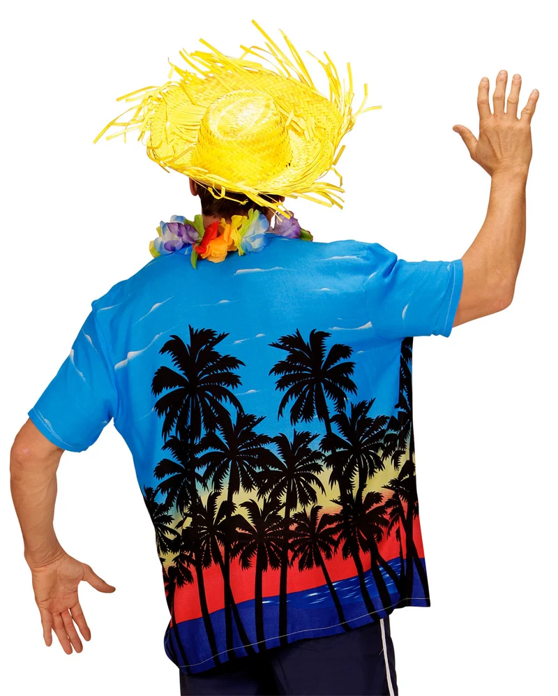 Hawaiihemd mit Palmen