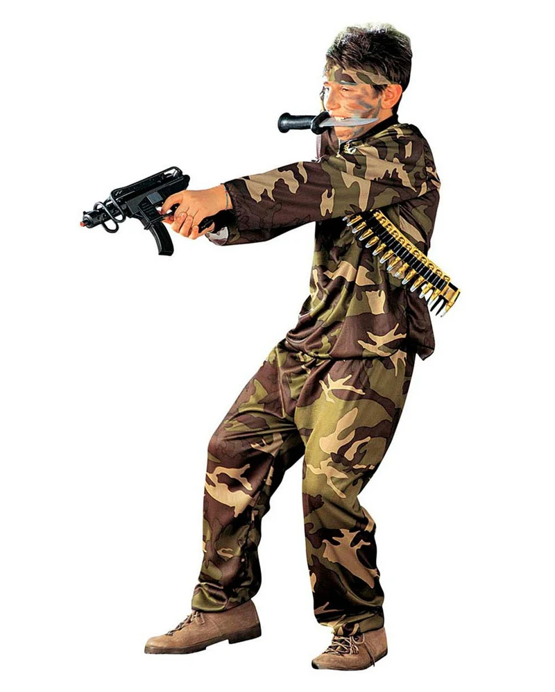Soldaten Kinder Kostüm Uniform