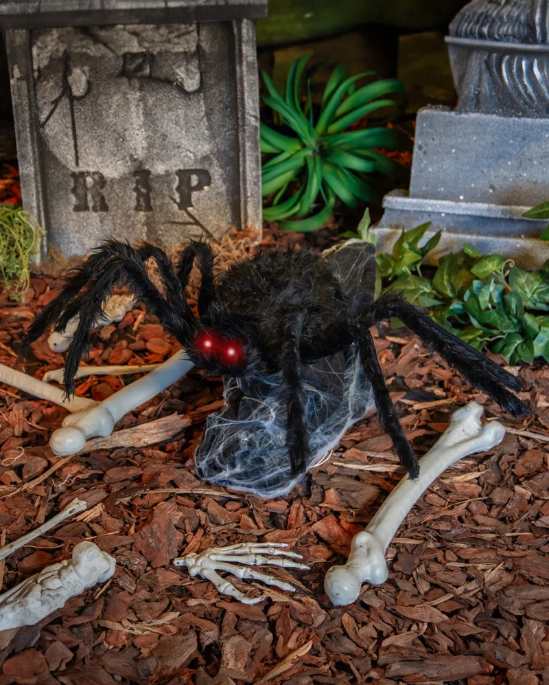 Springspinne mit Sound & Lichteffekt 70 cm