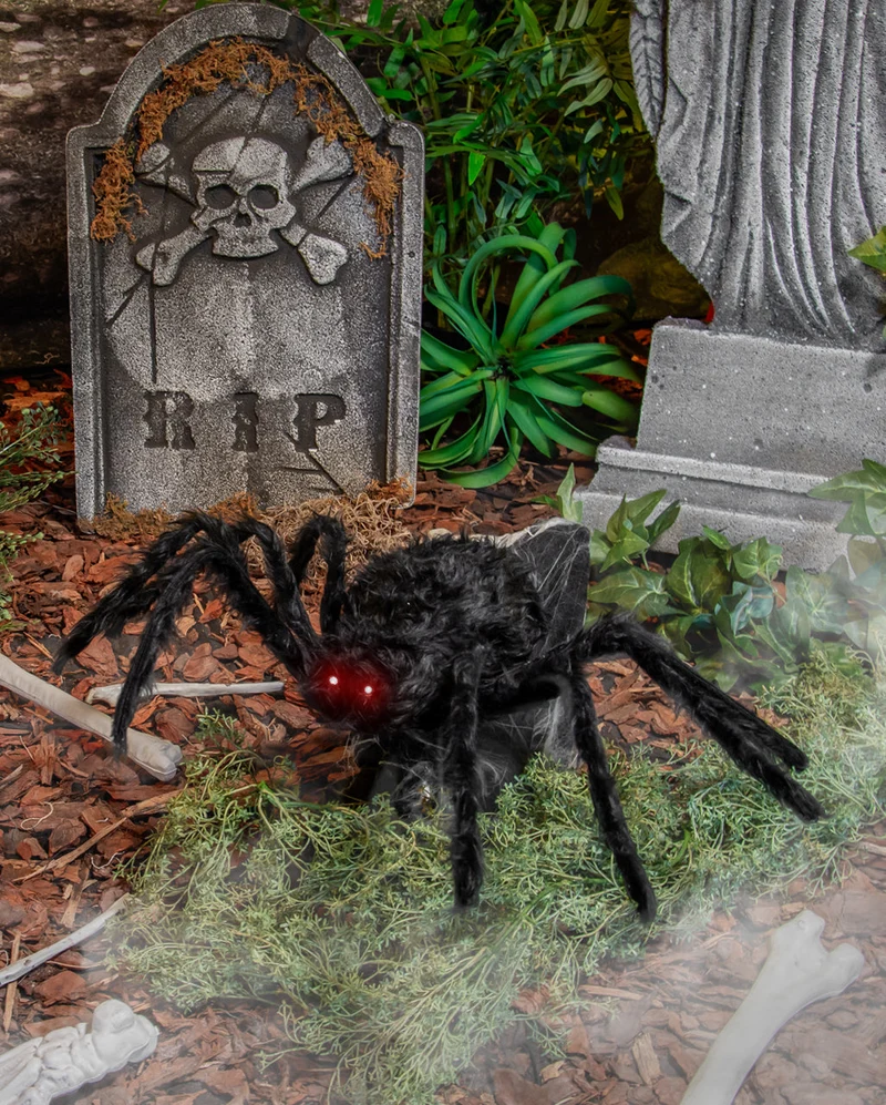 Springspinne mit Sound & Lichteffekt 70 cm