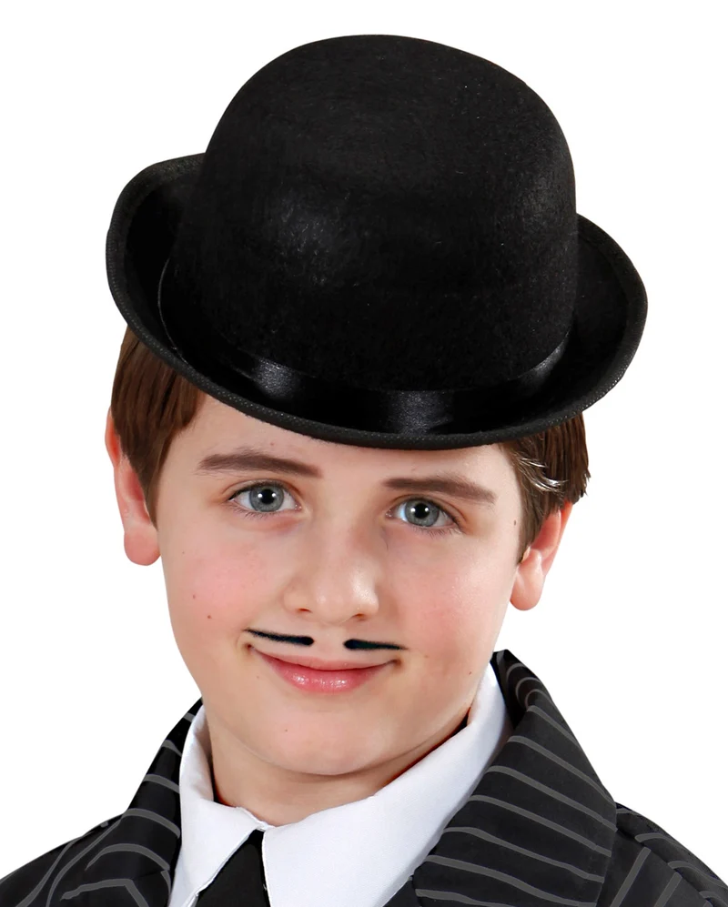 Schwarze Melone Hut für Kinder