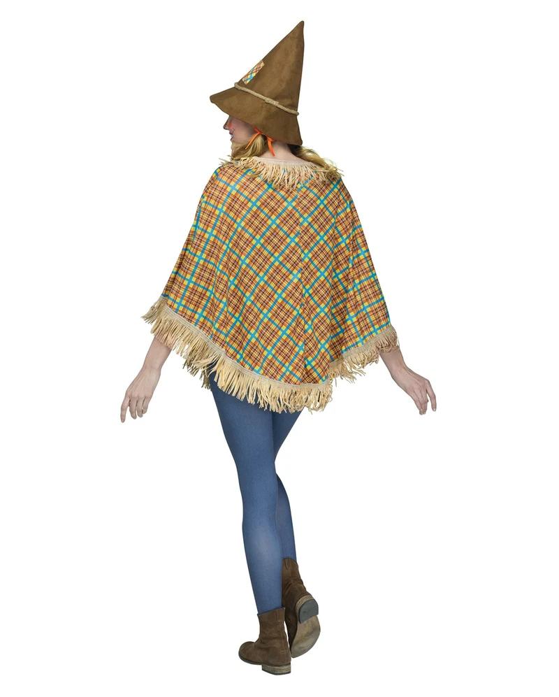 Vogelscheuche Kostüm-Poncho