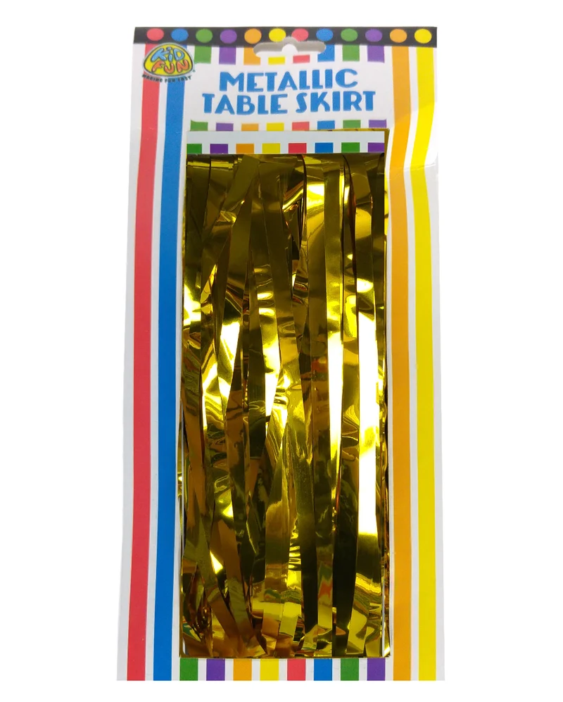Lametta Tischrock Gold