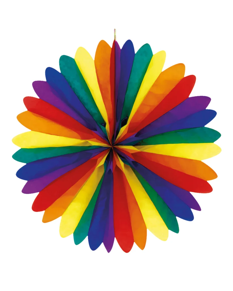 Regenbogen Dekofächer 50cm