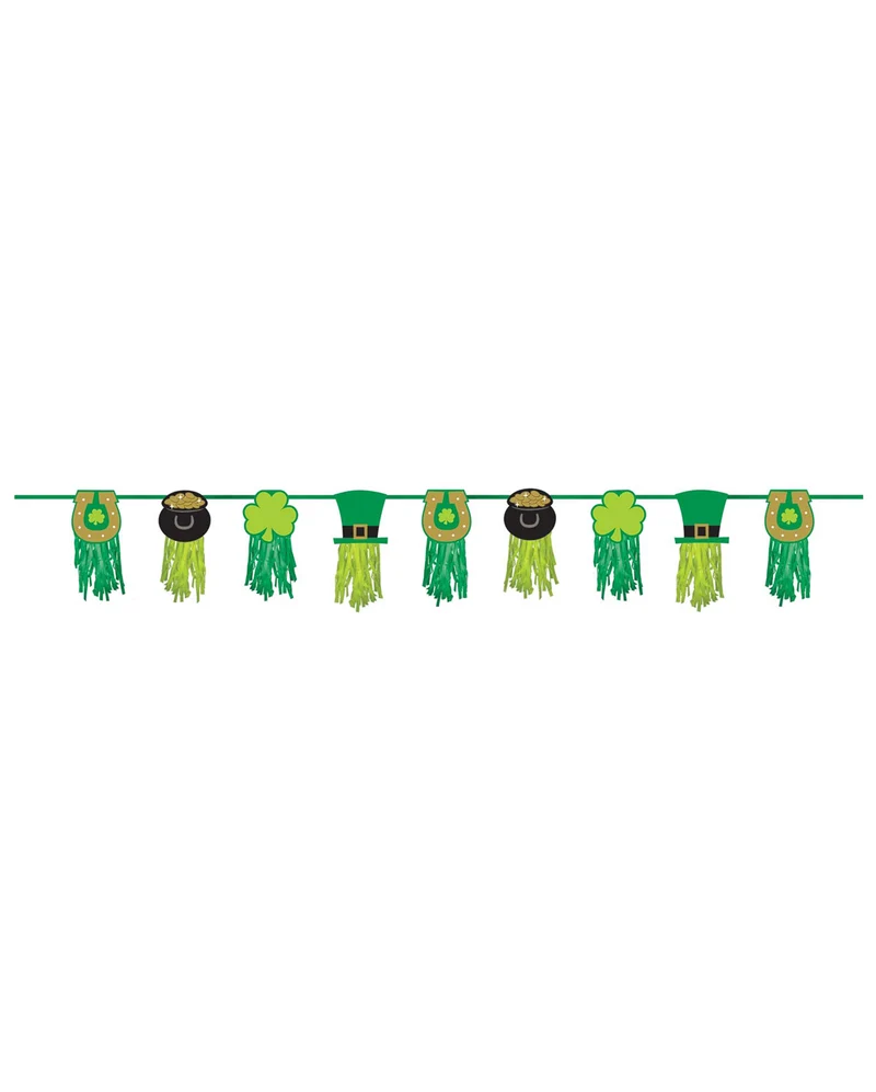 St. Patricks Day Girlande mit Motiv 2,43m