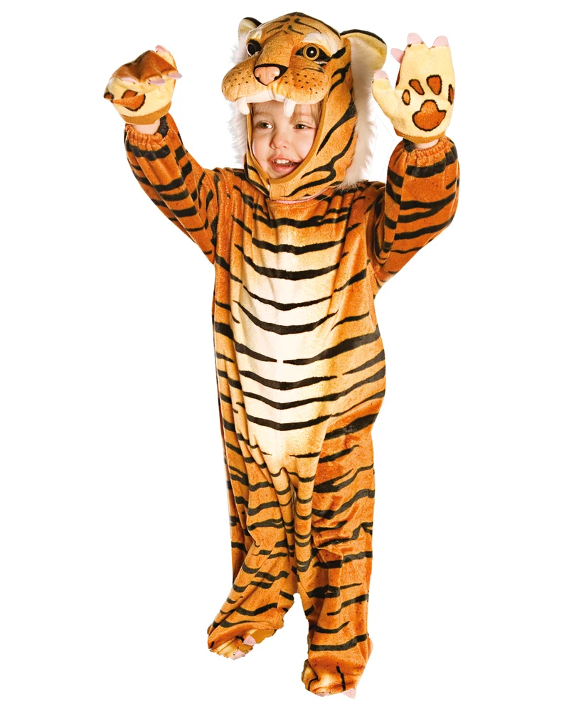 Kuschel Tiger Kleinkinderkostüm