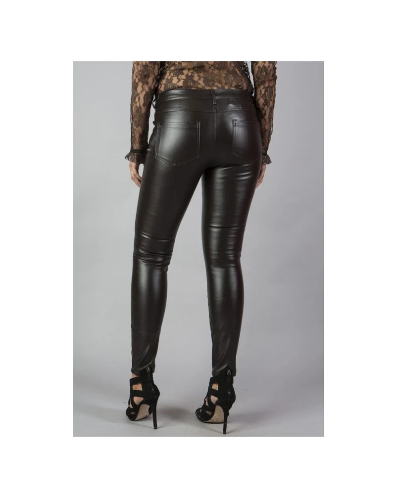 Burleska Demonia Hose Kunstleder braun