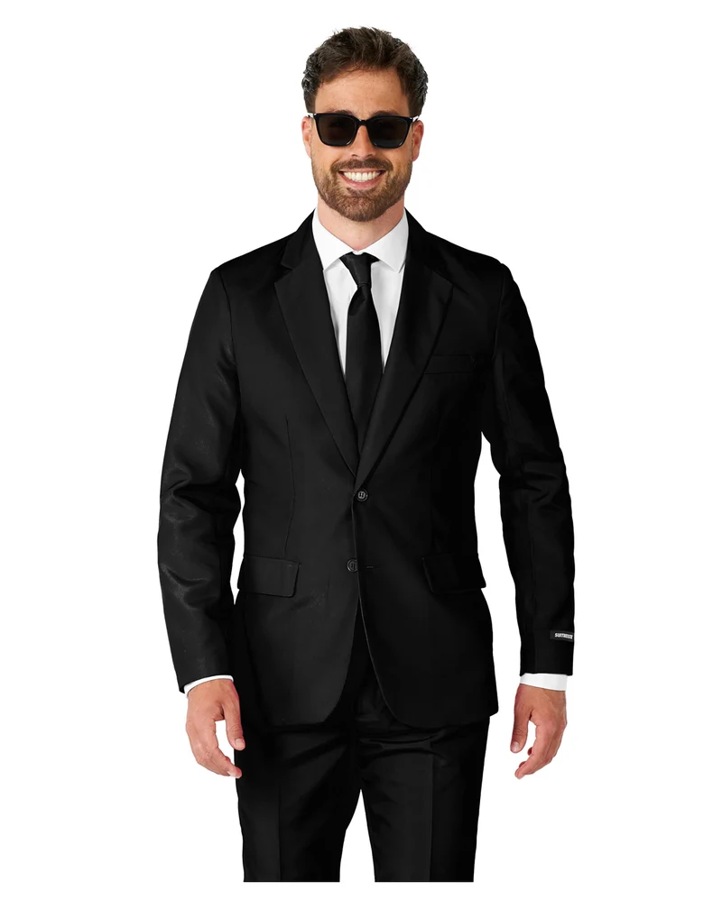 Suitmeister Solid Black Anzug