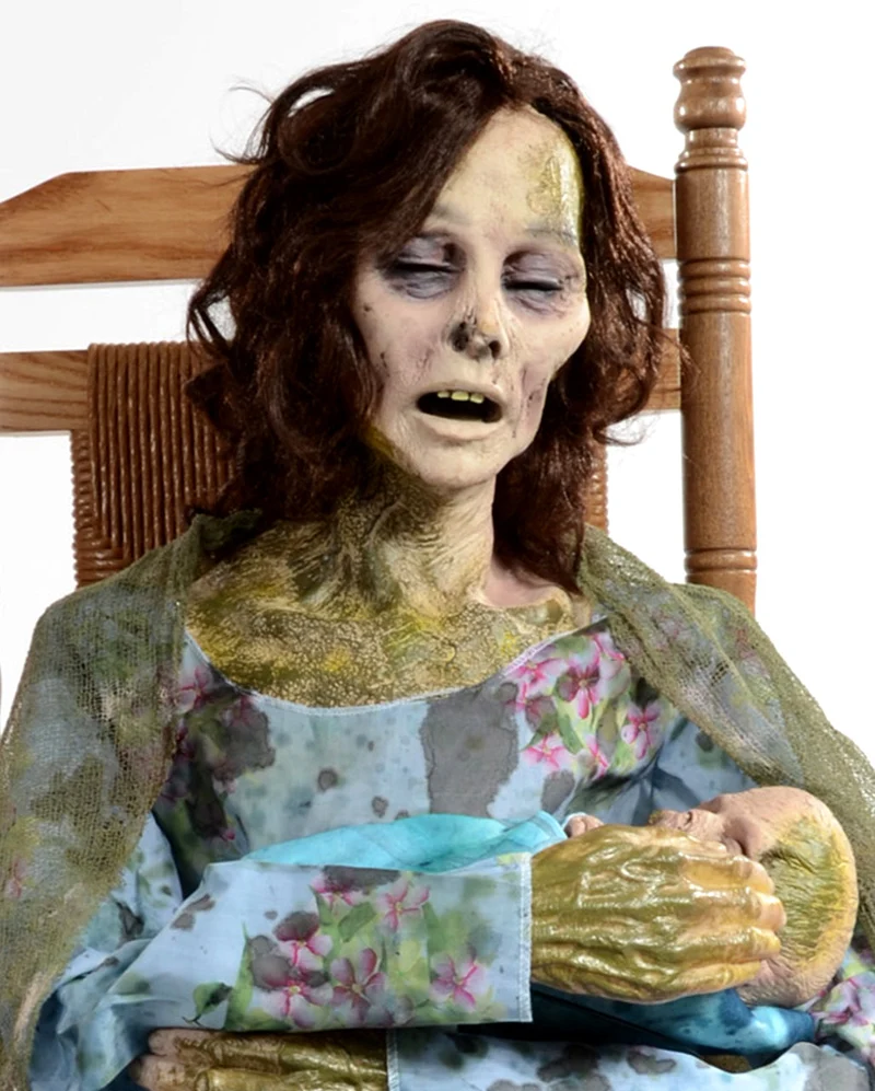 Zombie Mama & Baby Halloween Animatronic mit Sound