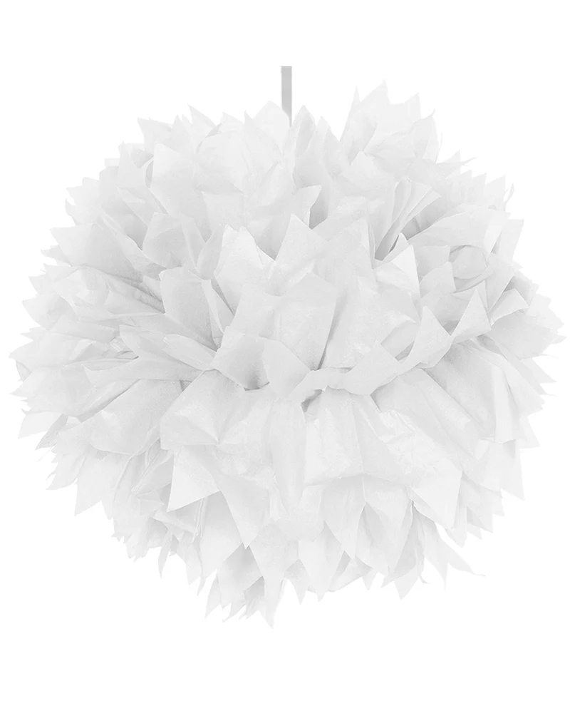 Pom-Pom Weiß 30cm