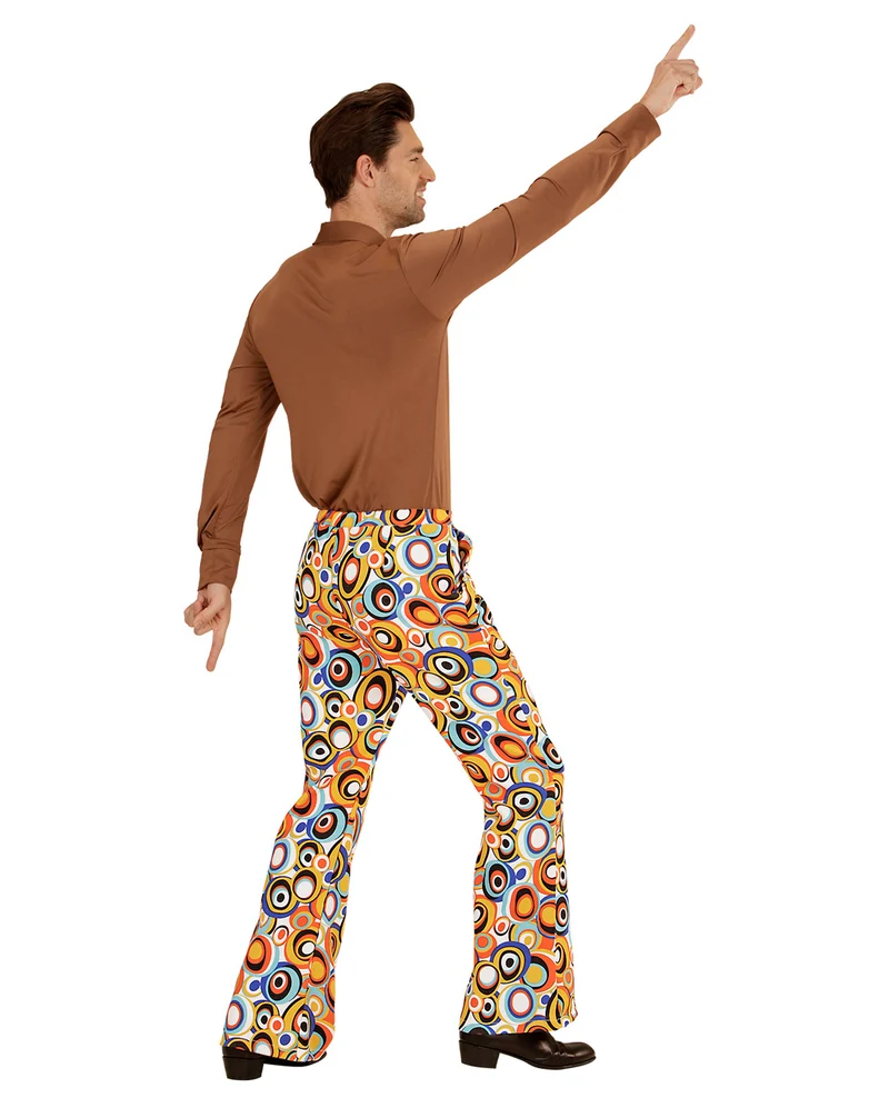 Groovy 70er Herren Schlaghose Bubbles