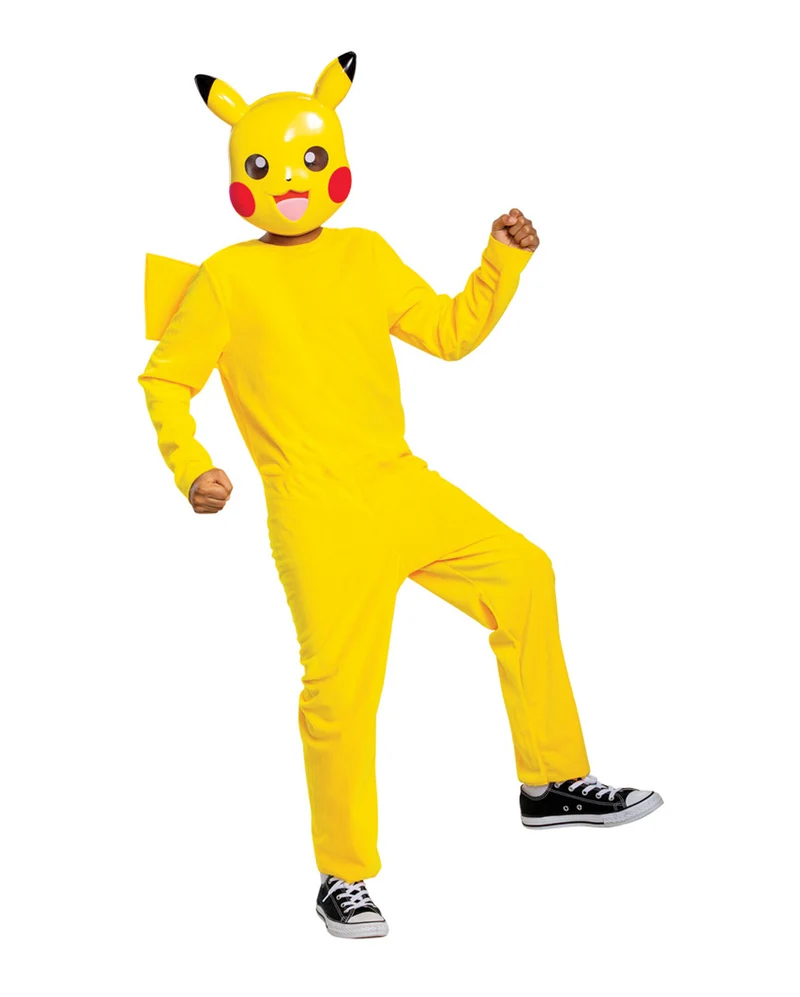 Pikachu Kostüm & Maske für Kinder