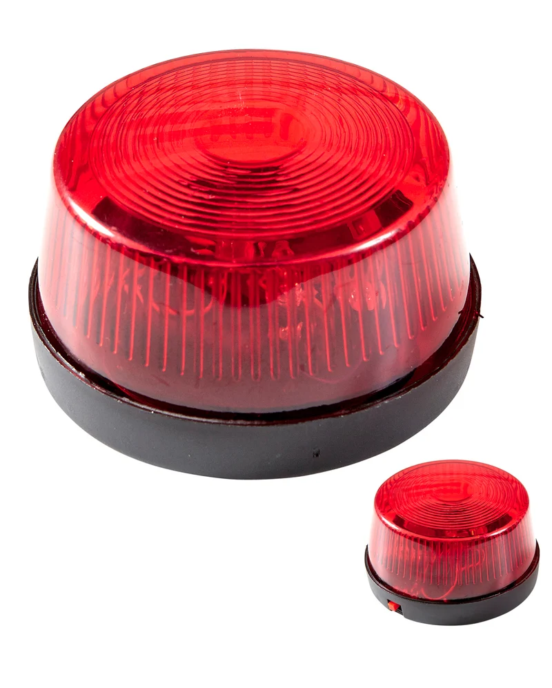 Rotes Warnlicht mit Sirene
