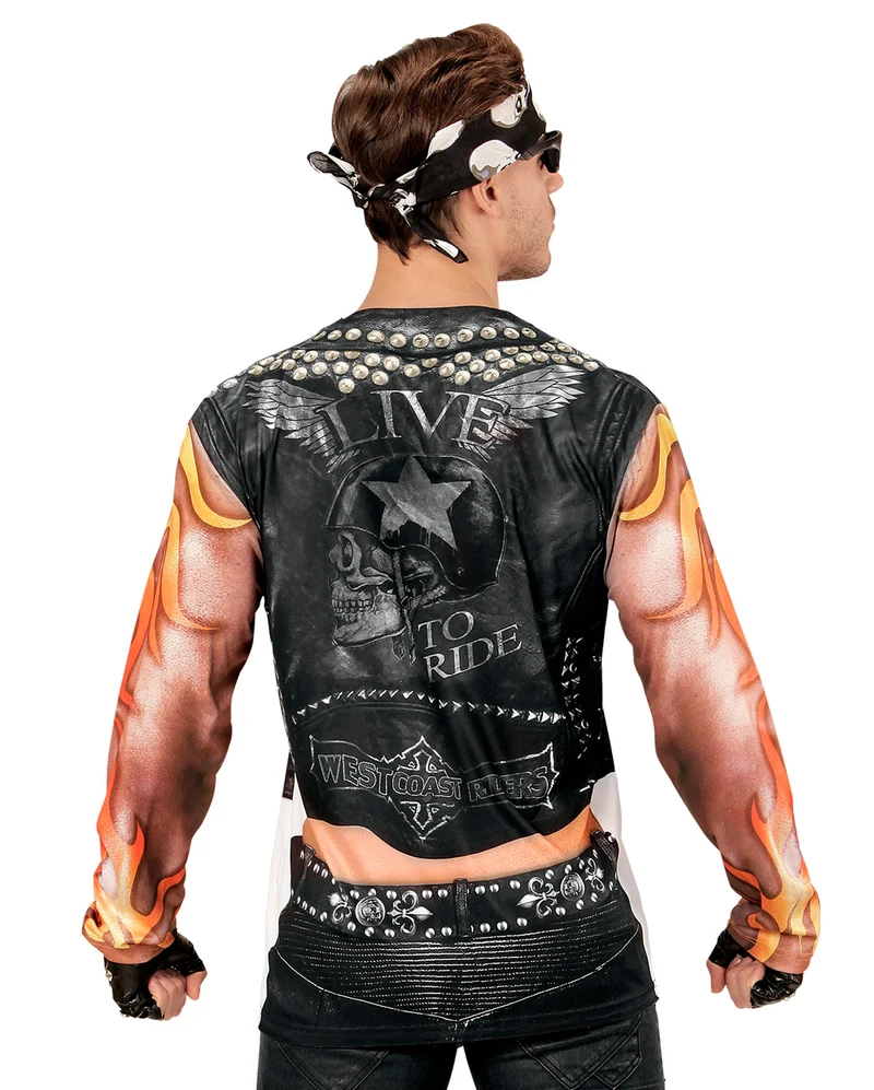 Biker Man Shirt Longsleeve