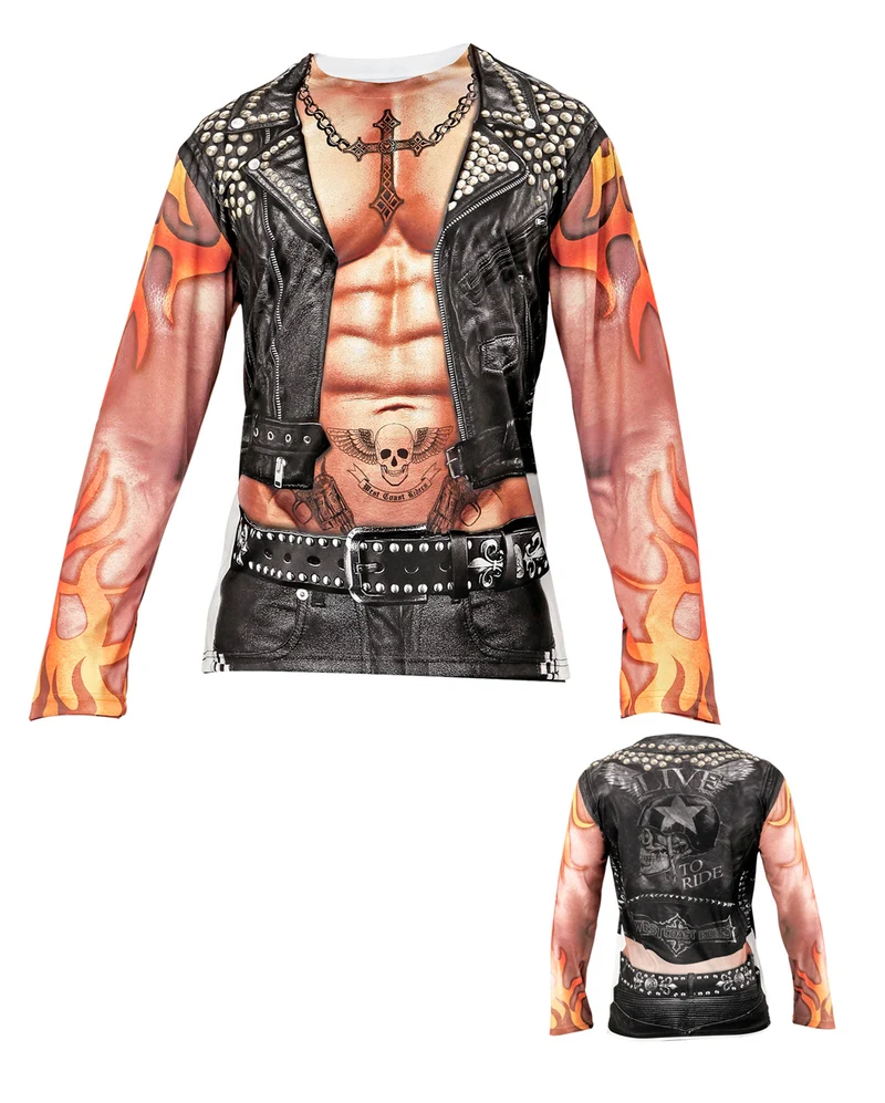 Biker Man Shirt Longsleeve