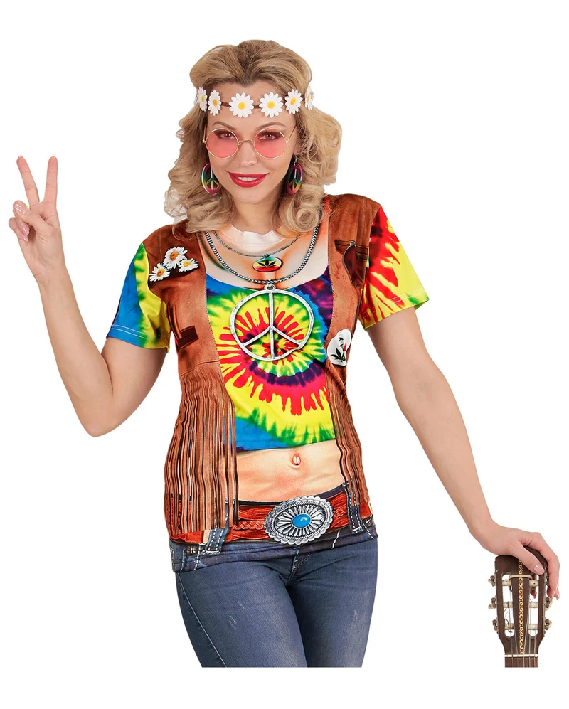 Hippie Frau T-Shirt
