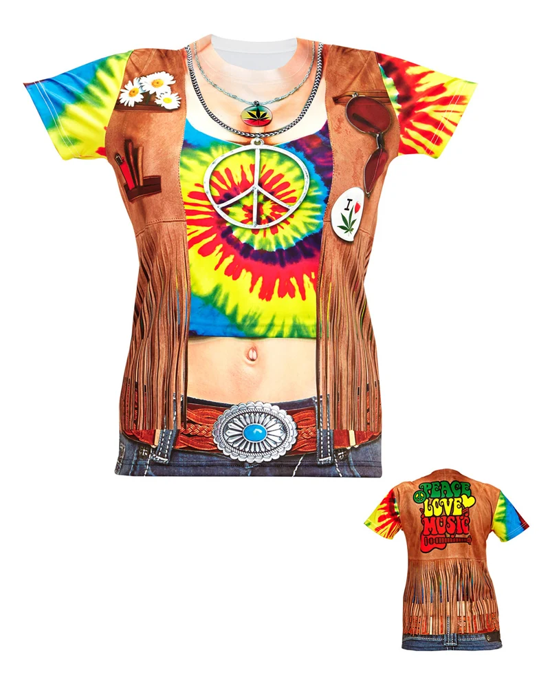 Hippie Frau T-Shirt