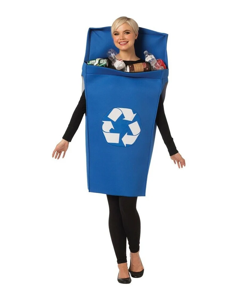 Recycling Mülltonne Kostüm