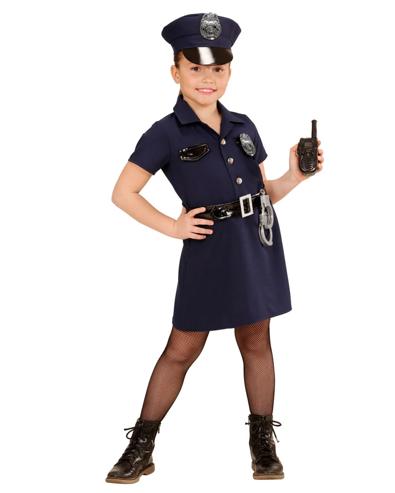 US Polizistin Kinderkostüm