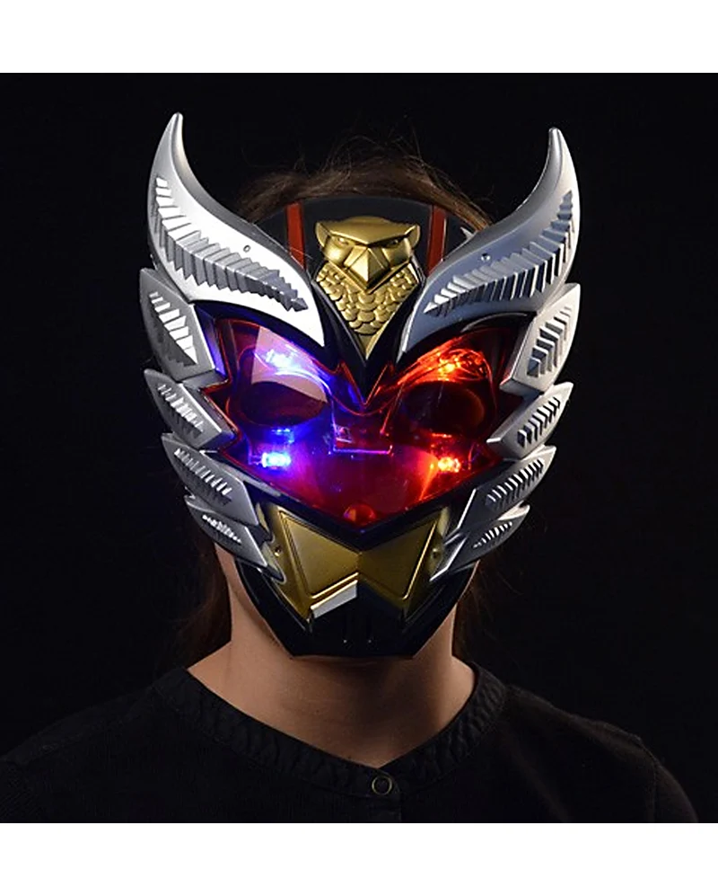 Kinder Roboter Maske mit Licht