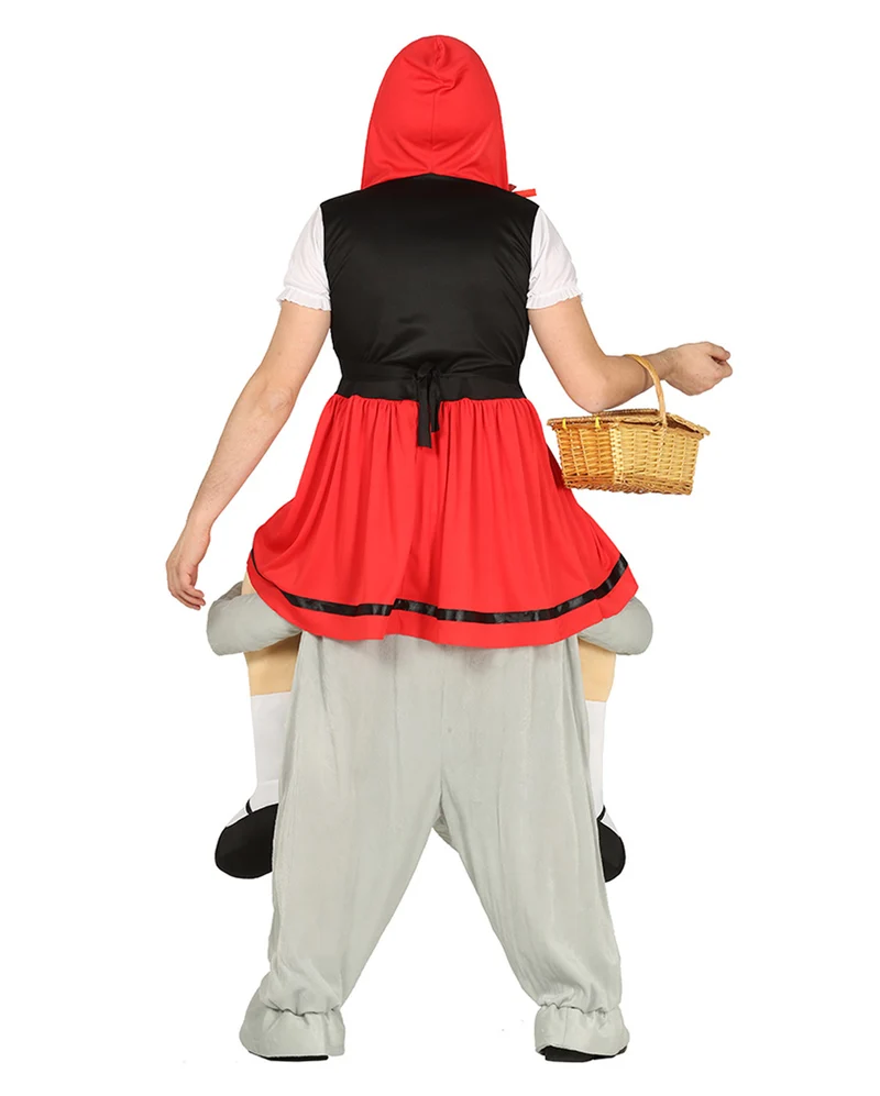 Rotkäppchen auf Wolf Carry Me Kostüm