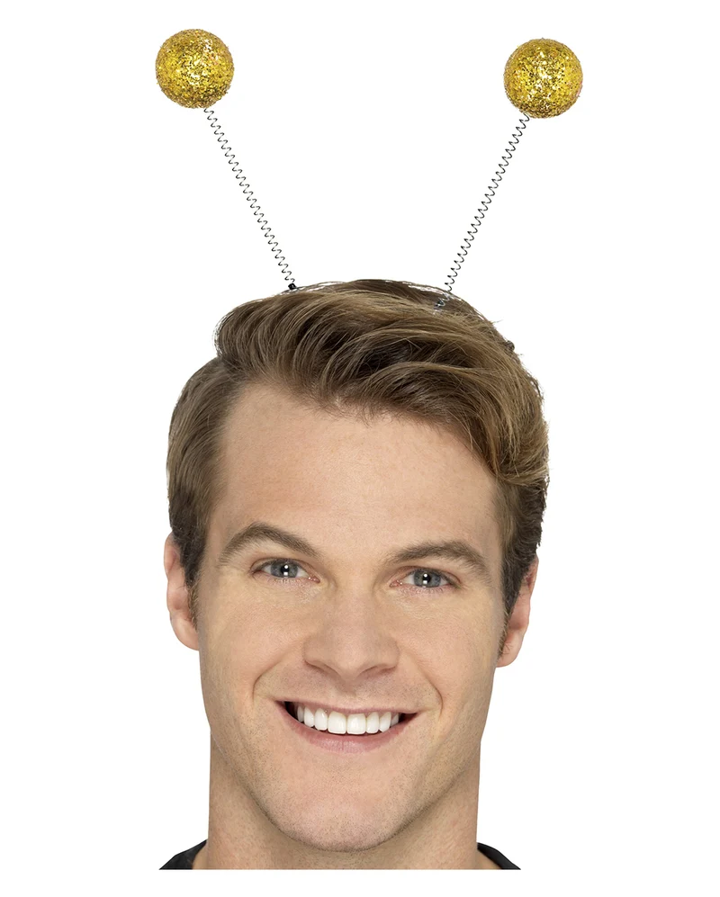 Haarreif mit goldenen Bommeln