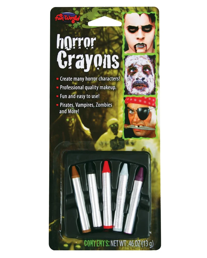 Horror Make-Up Stifte 5 St.