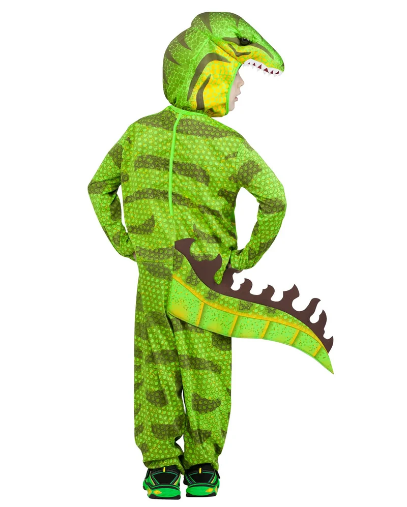T-Rex Dinosaurier Kinderkostüm grün