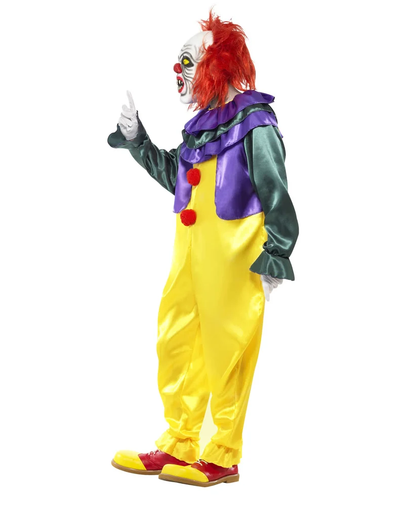 Classic Horror Clown Kostüm mit Maske