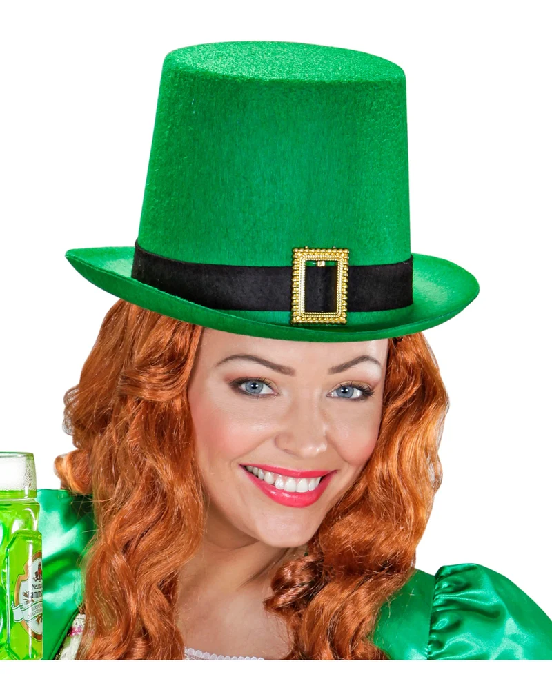 St. Patricks Day Samt Zylinder
