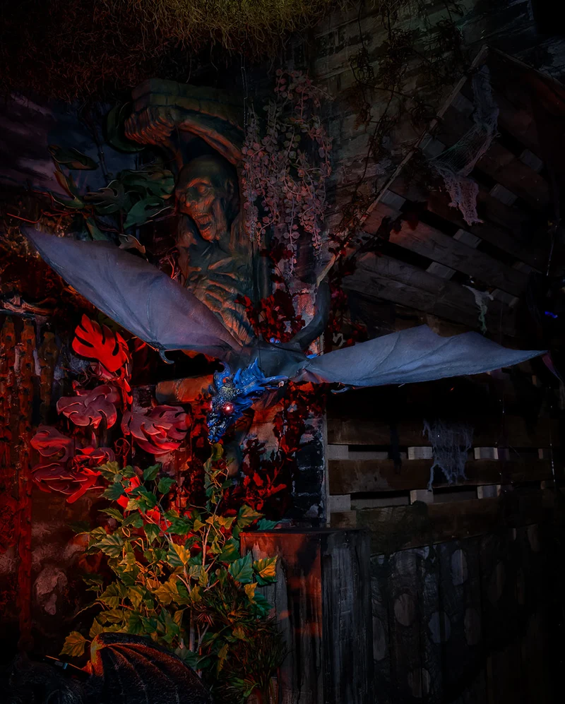 Riesiger Drache Halloween Animatronic 130cm