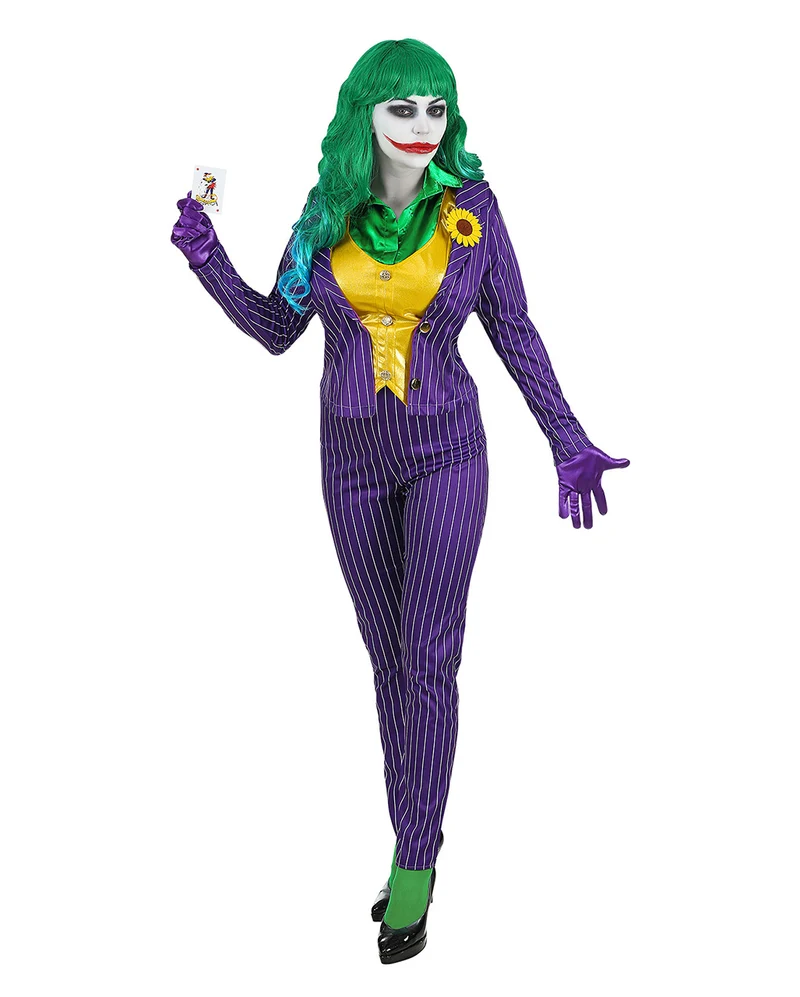 Crazy Joker Damenkostüm