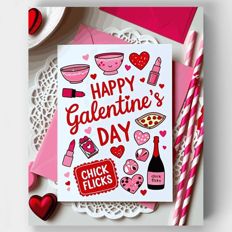 Happy Galentine's Day - Paint by Numbers Kit