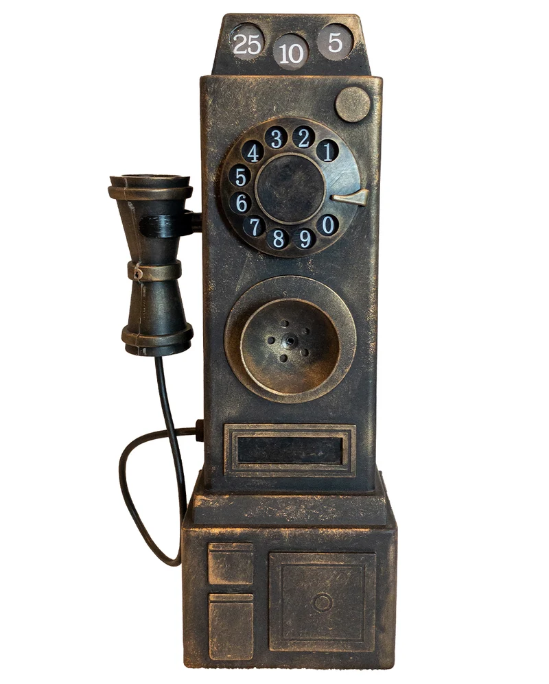 Vintage Halloween Telefon mit Licht & Sound