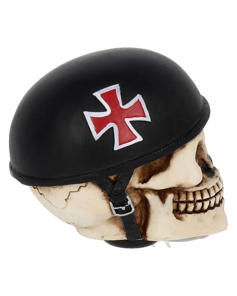 Schaltknauf Totenkopf mit Helm