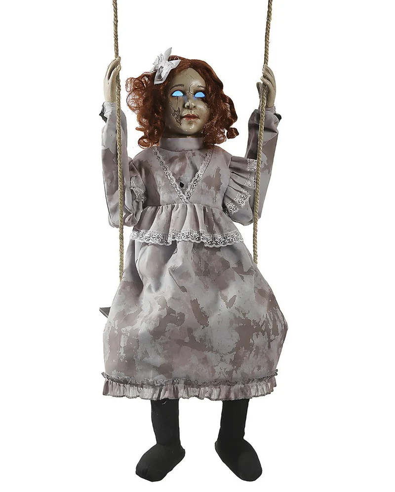 Schaukelnde Scary Doll Animatronic