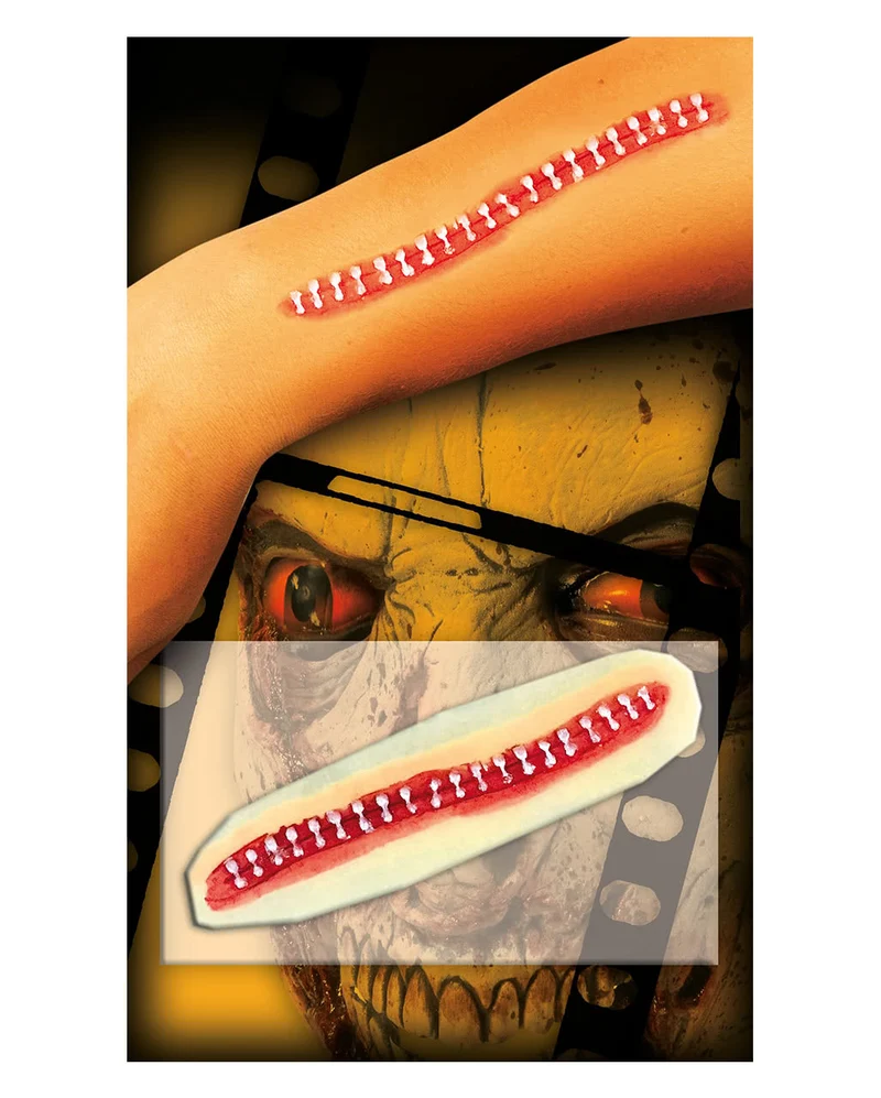 Zombie Zipper Wunde