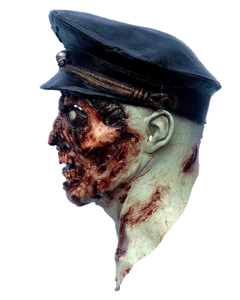 Zombie Offiziers Maske