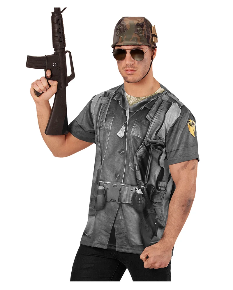 Soldaten T-Shirt mit Photo Print