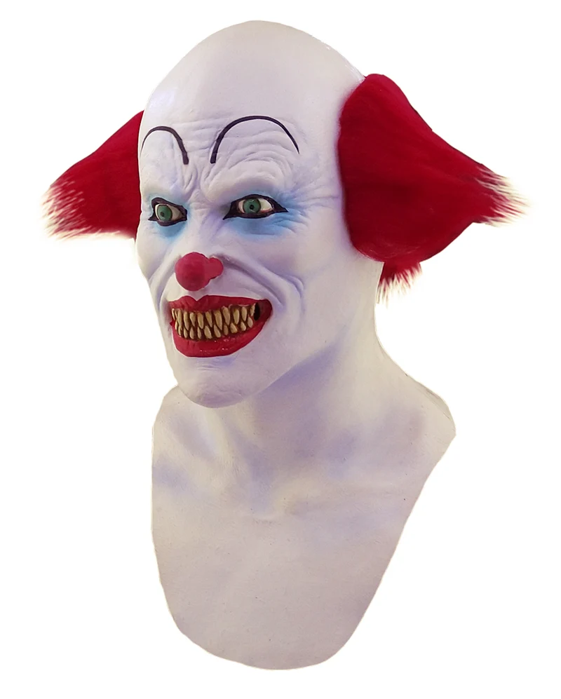 Horror Clown Maske mit Brustteil