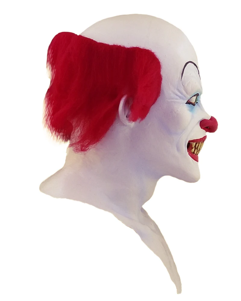 Horror Clown Maske mit Brustteil