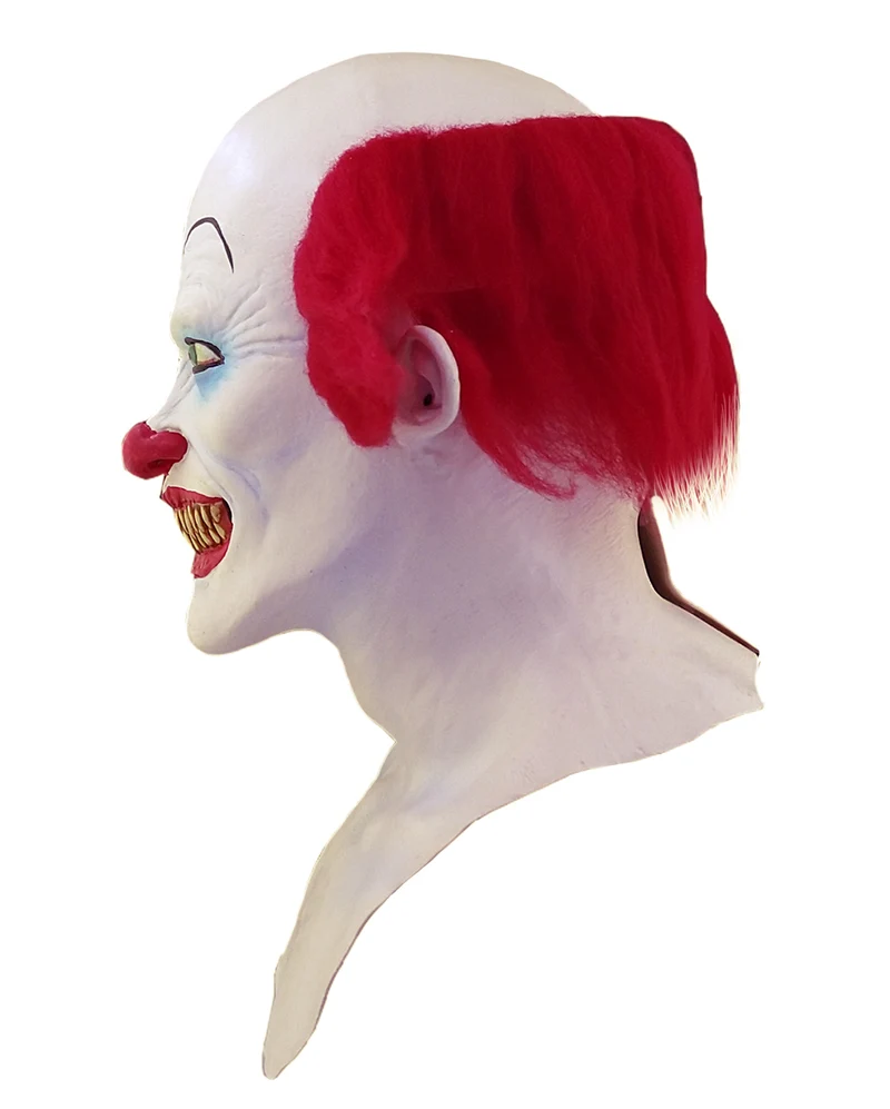 Horror Clown Maske mit Brustteil