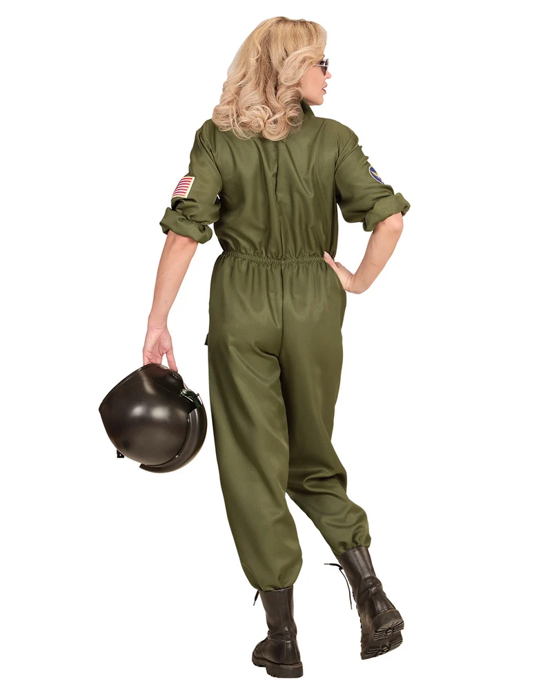 Kampfjet Pilotin Frauen Kostüm