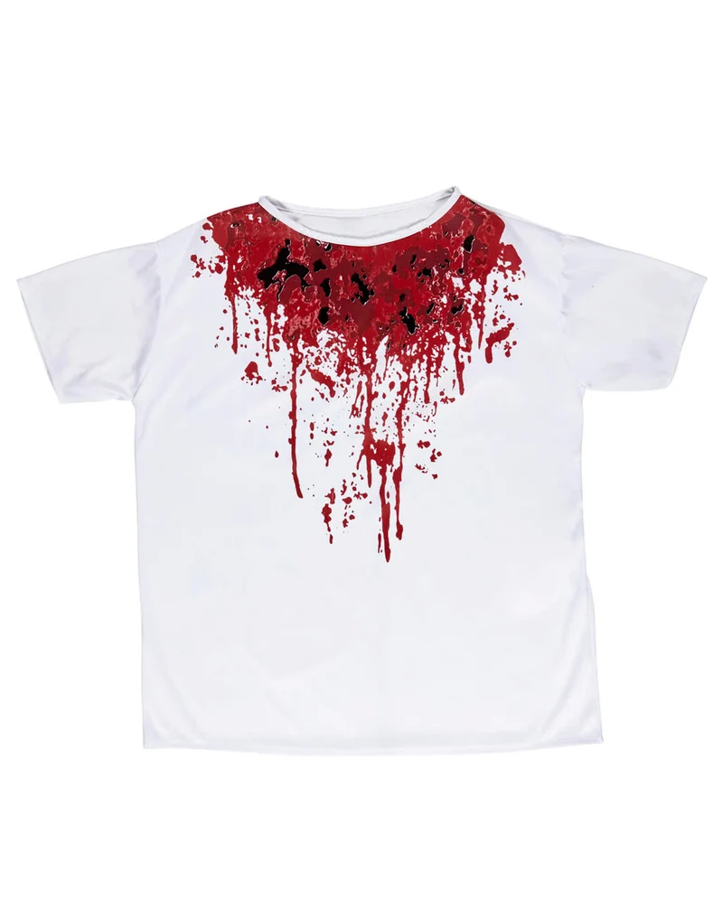 Blutverschmiertes T-Shirt
