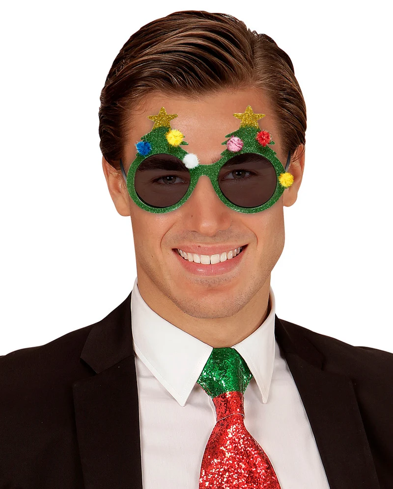 Weihnachtsbaum Brille