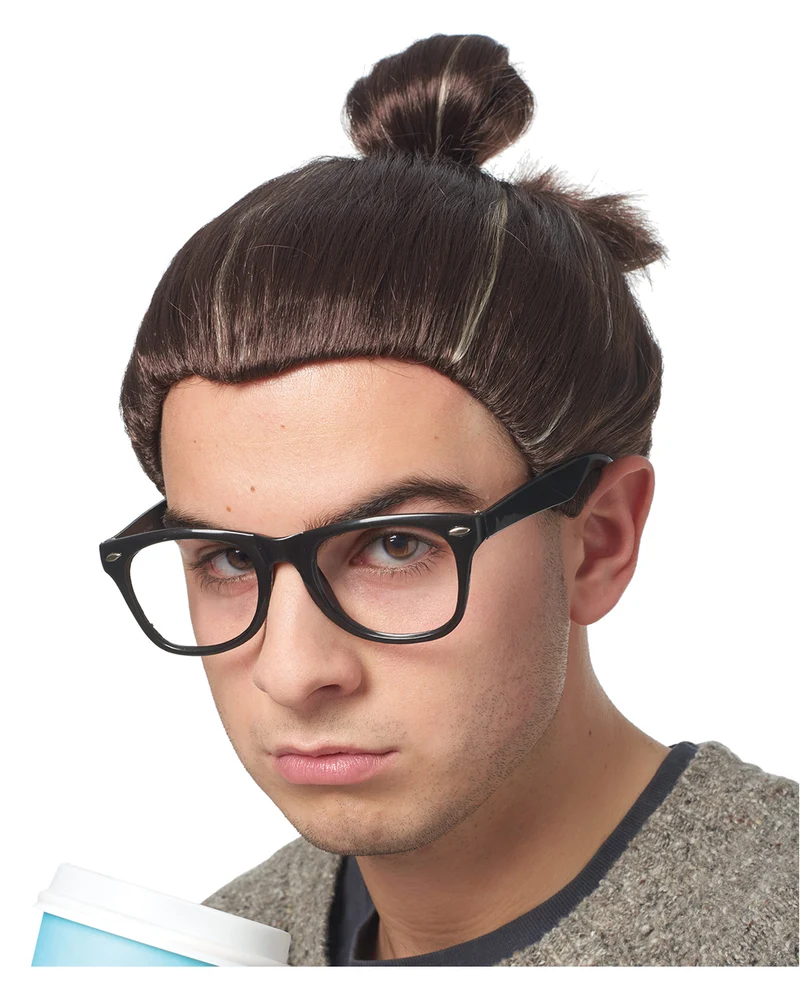 Hipster Top-Knot Perücke