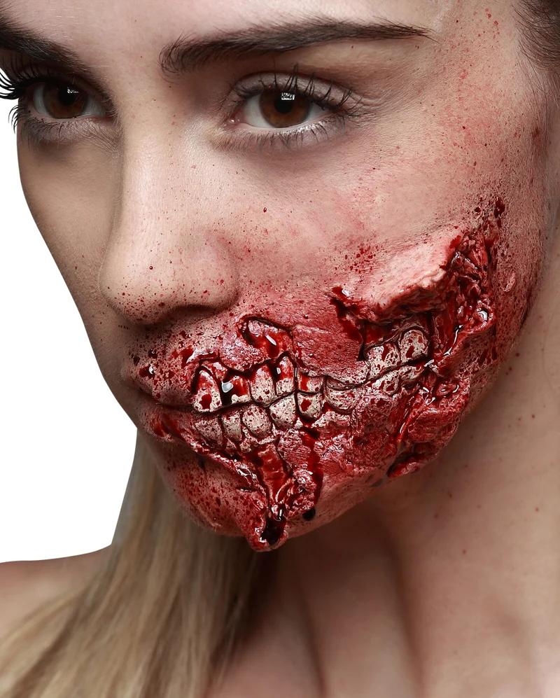 Zombie Fraß Latexwunde