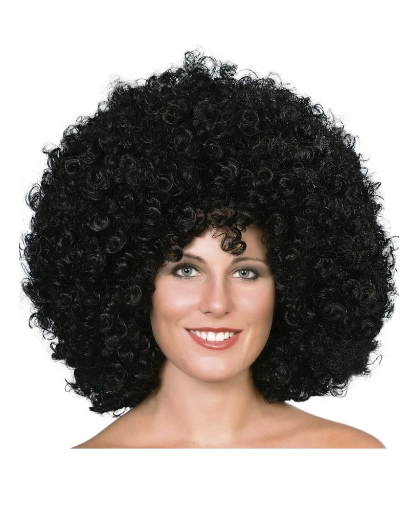 Mega-Afro Perücke schwarz