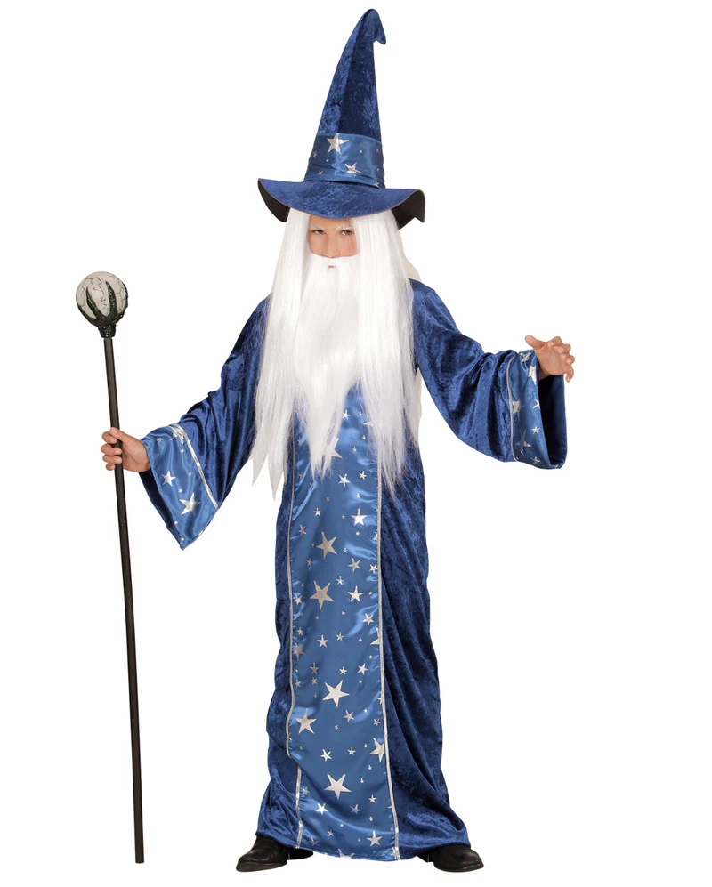 Fantasy Zauberer Kinderkostüm