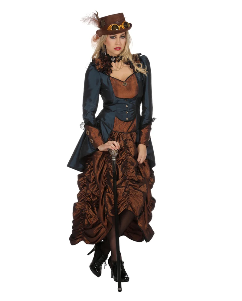 Premium Steampunk Damen Kostüm